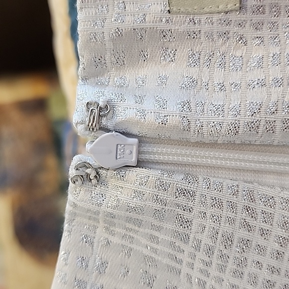 NEW Anthropologie Annie Griffin Silver Glen Plaid Metallic Skirt Circle Spin - Picture 6 of 11